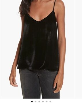 EQUIPMENT Velvet V-Neck Cami Top